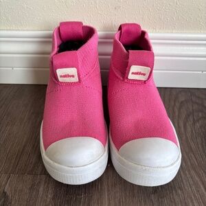 Native Shoes Kids Boots in Pink and White
